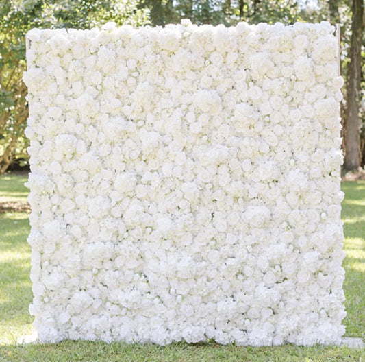 White Flower Wall
