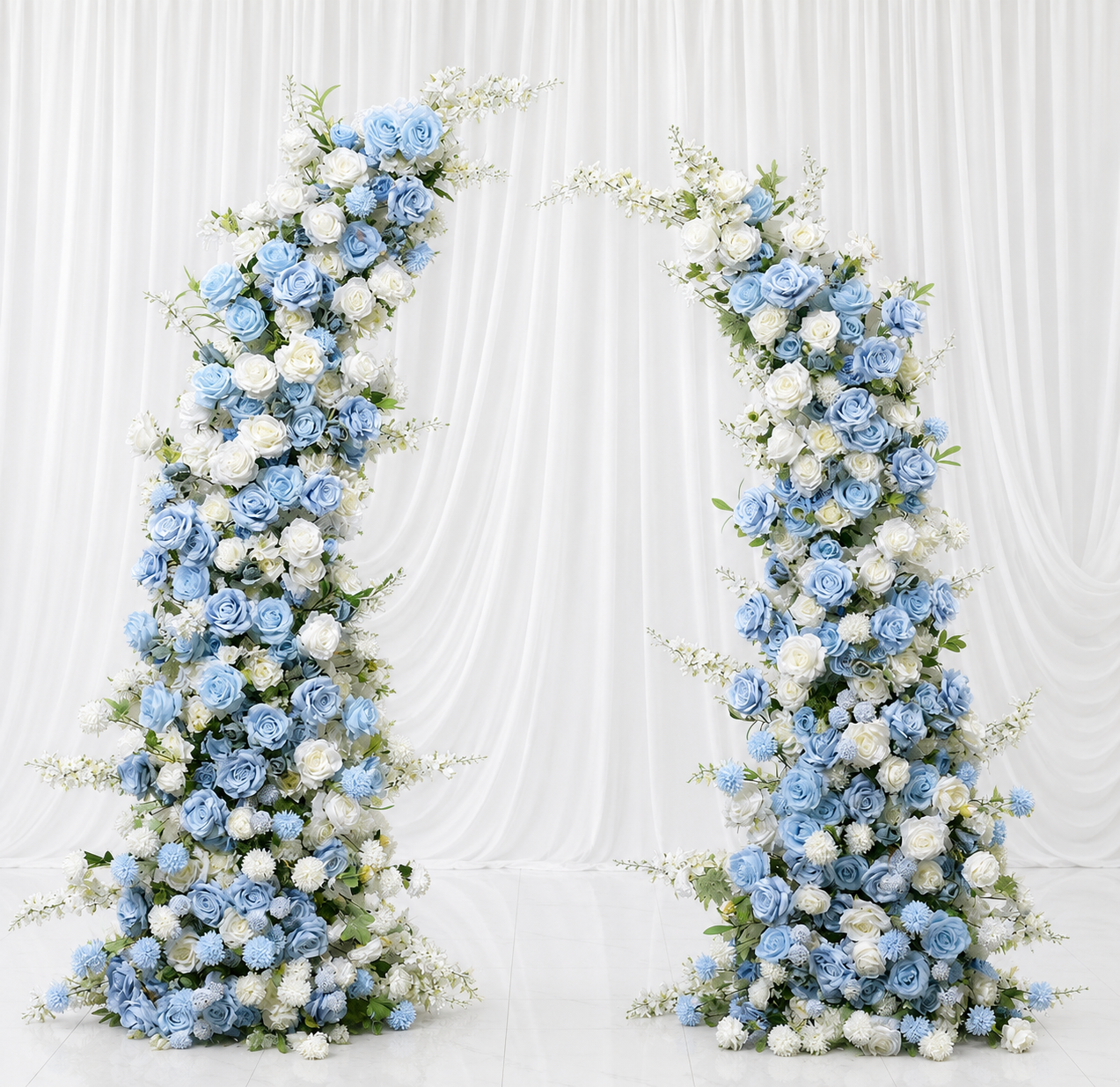 Luxury Floral Horn Arch Rental