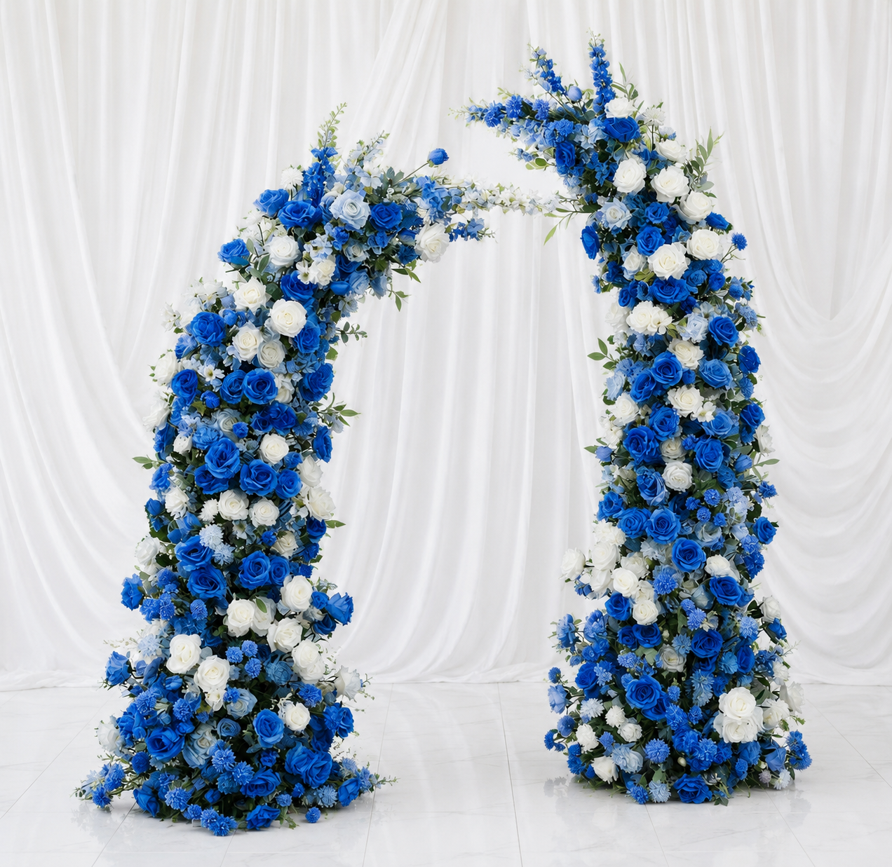 Luxury Floral Horn Arch Rental