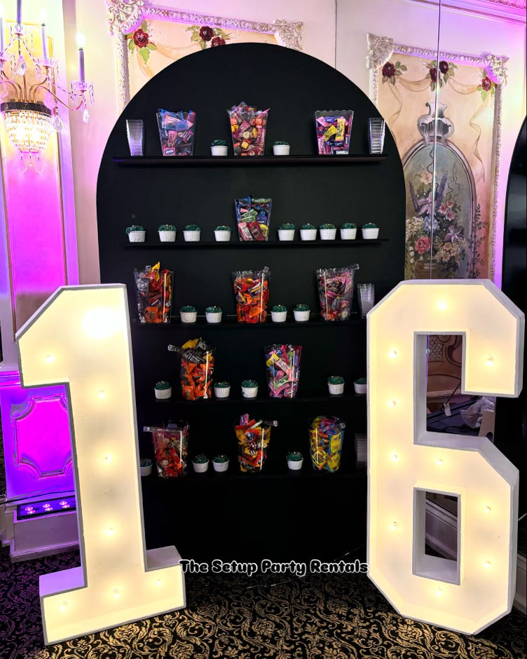 Marquee Numbers 0 - 9 4ft