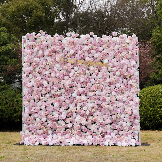 Pink Flower Wall